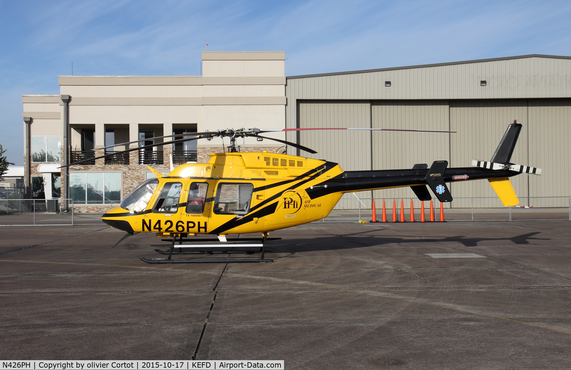 N426PH, 2007 Bell 407 C/N 53751, Wings over Houston 2015