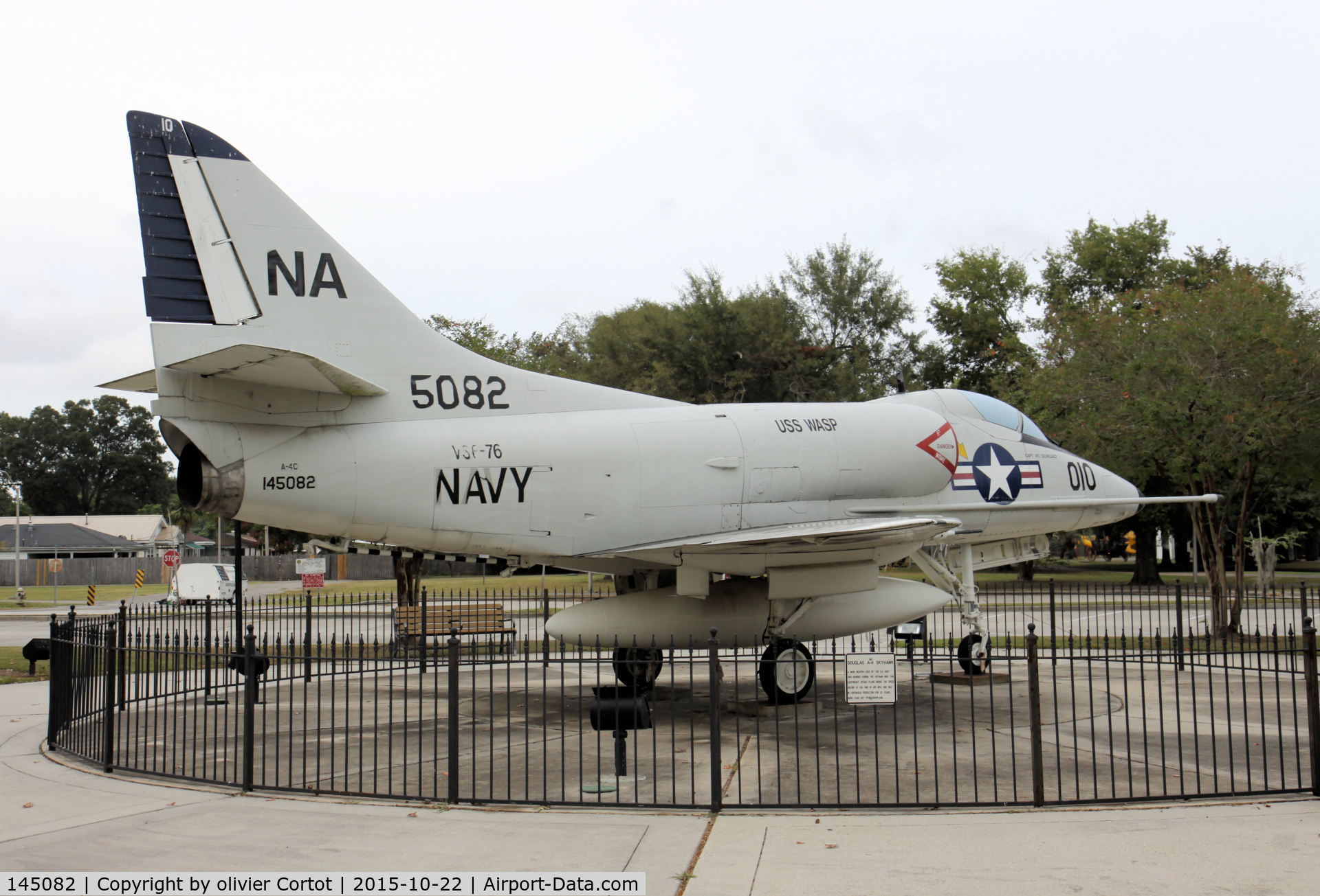 145082, Douglas A-4C Skyhawk C/N 12328, near the New Orleans intl airport