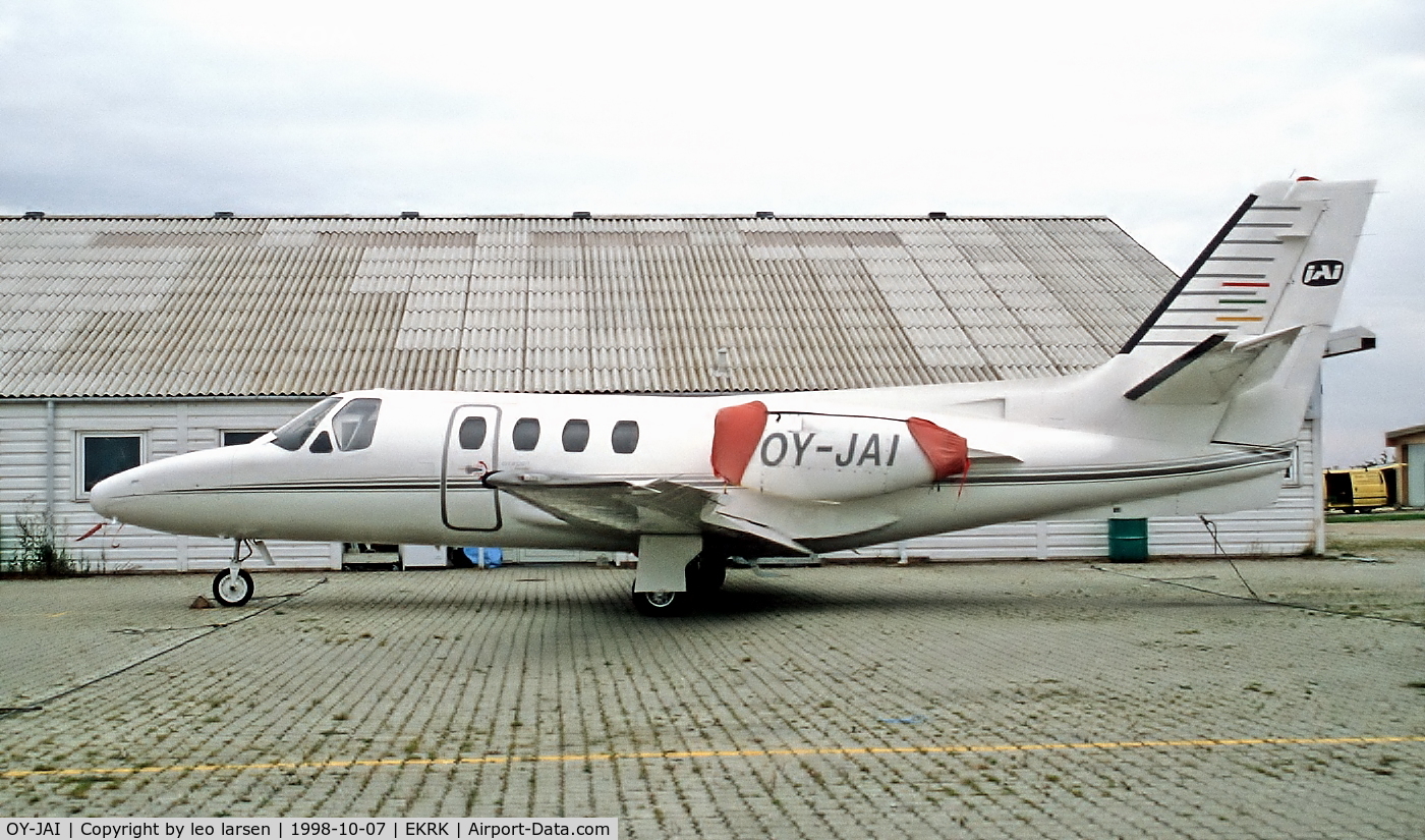 OY-JAI, 1974 Cessna 500 Citation I C/N 500-0193, Roskilde 7.10.98