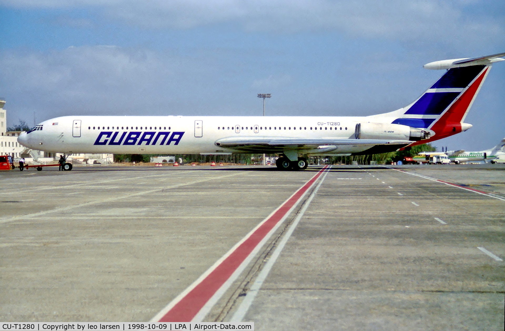 CU-T1280, 1987 Ilyushin Il-62M C/N 3749648, Las Palmas 9.10.98