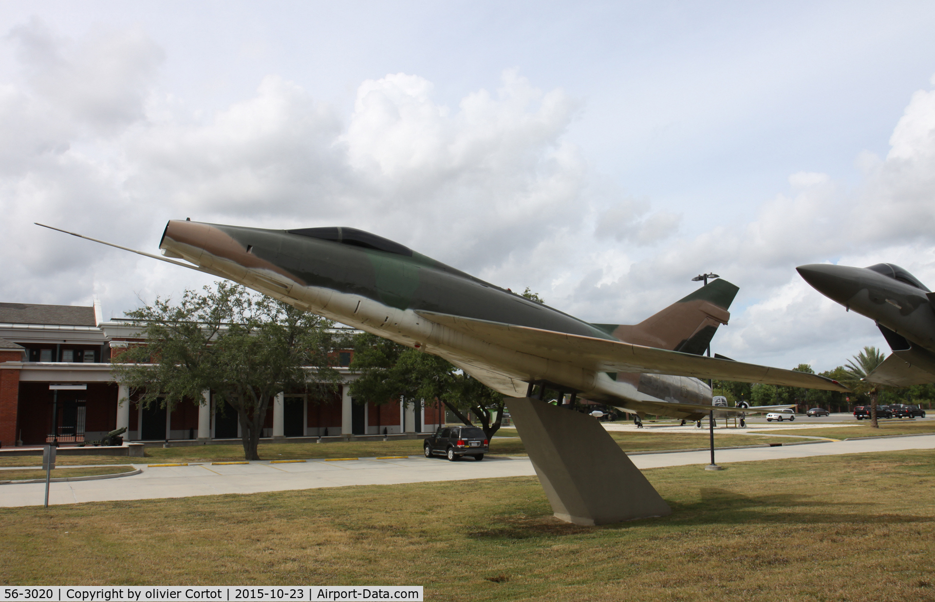 56-3020, 1956 North American F-100D  Super Sabre C/N 235-118, Jackson barracks military museum, LA