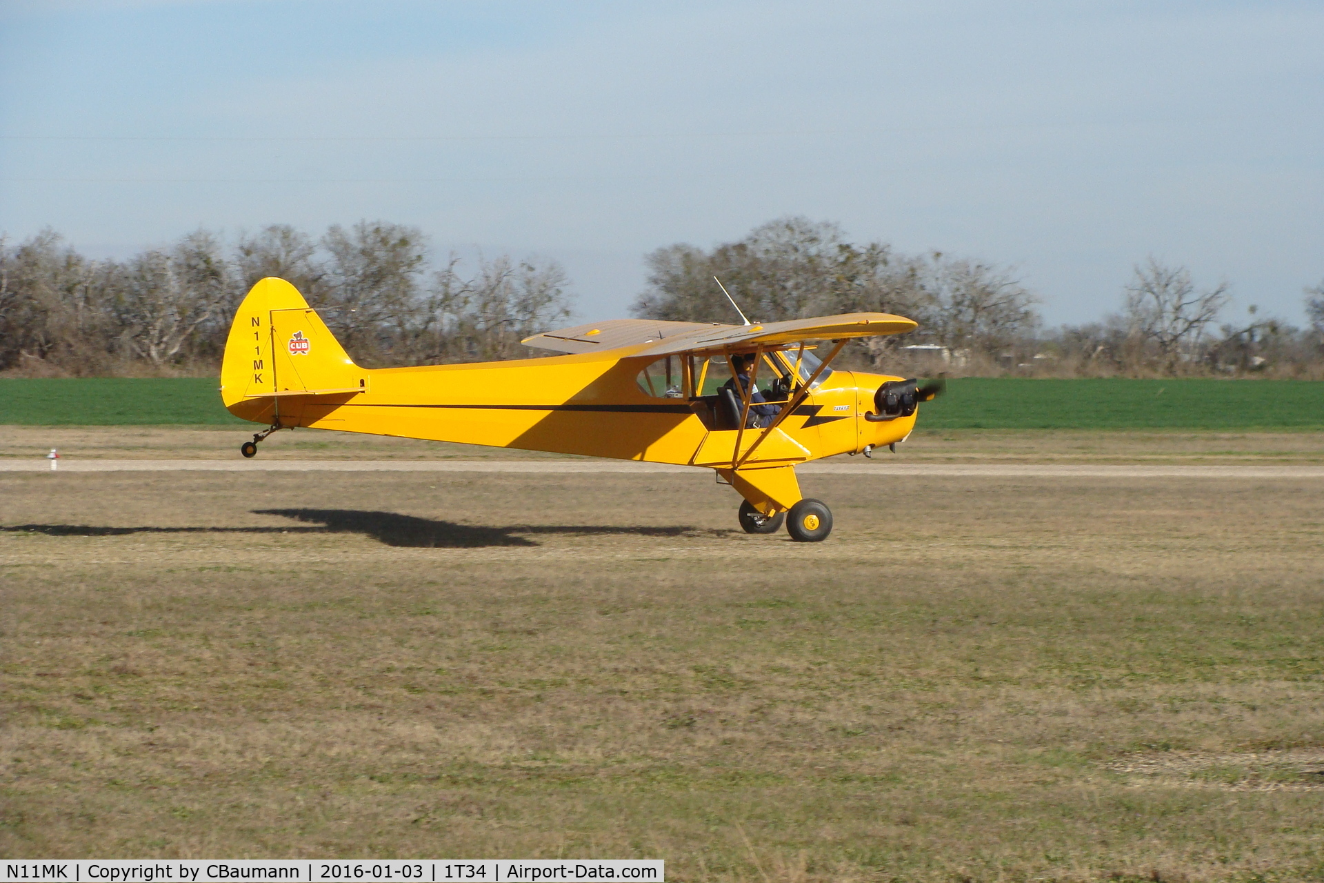 N11MK, 1946 Piper J3C-65 Cub Cub C/N 15748, Yellow Cub