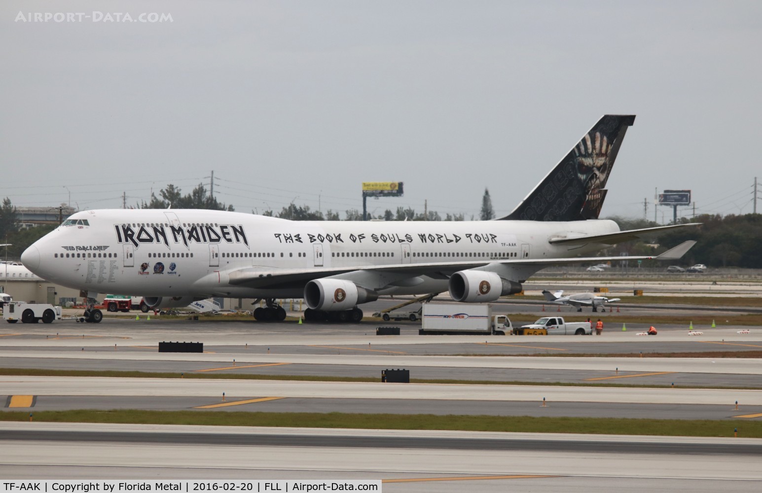 TF-AAK, 2003 Boeing 747-428 C/N 32868, Ed Force One - Iron Maiden's 