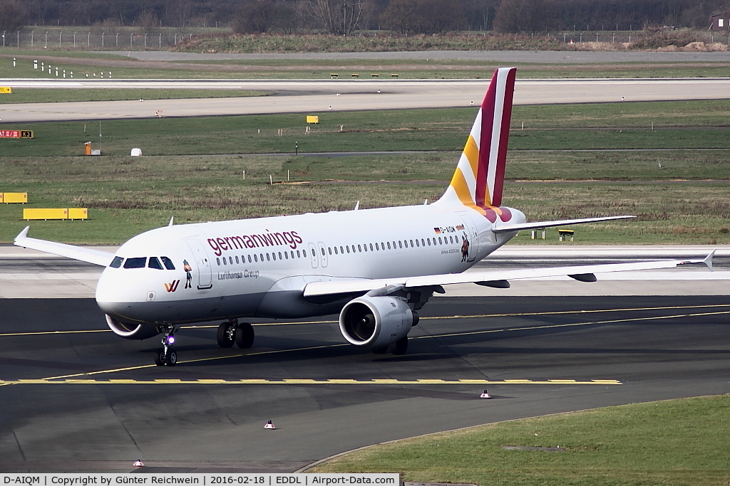 D-AIQM, 1991 Airbus A320-211 C/N 0268, Arriving