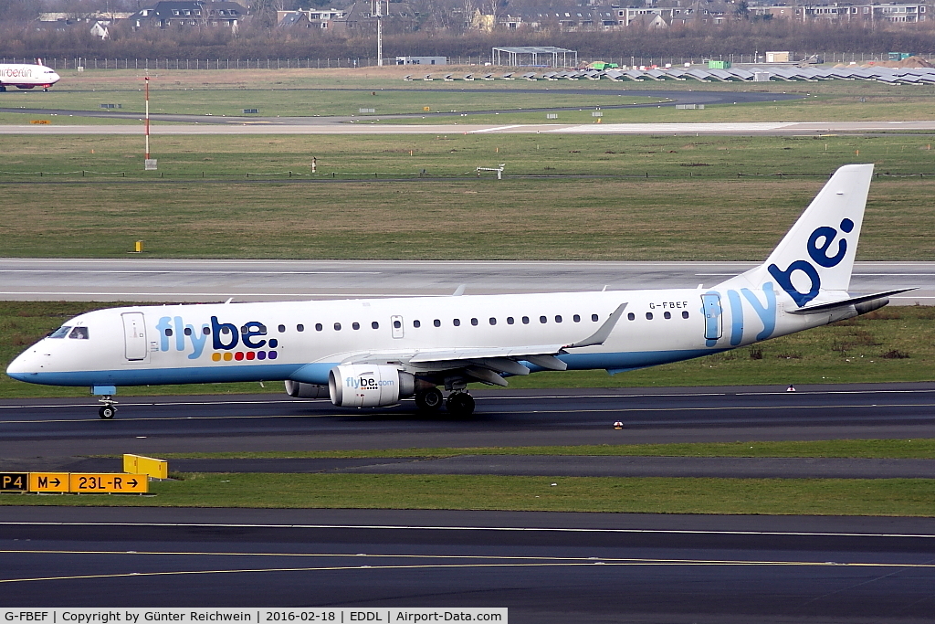 G-FBEF, 2007 Embraer 195LR (ERJ-190-200LR) C/N 19000104, Taxiing