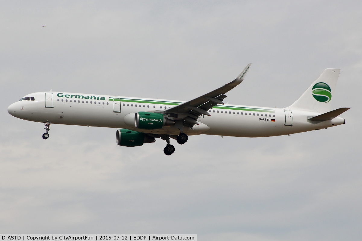 D-ASTD, 2013 Airbus A321-211 C/N 5843, Germania (GMI/ST)