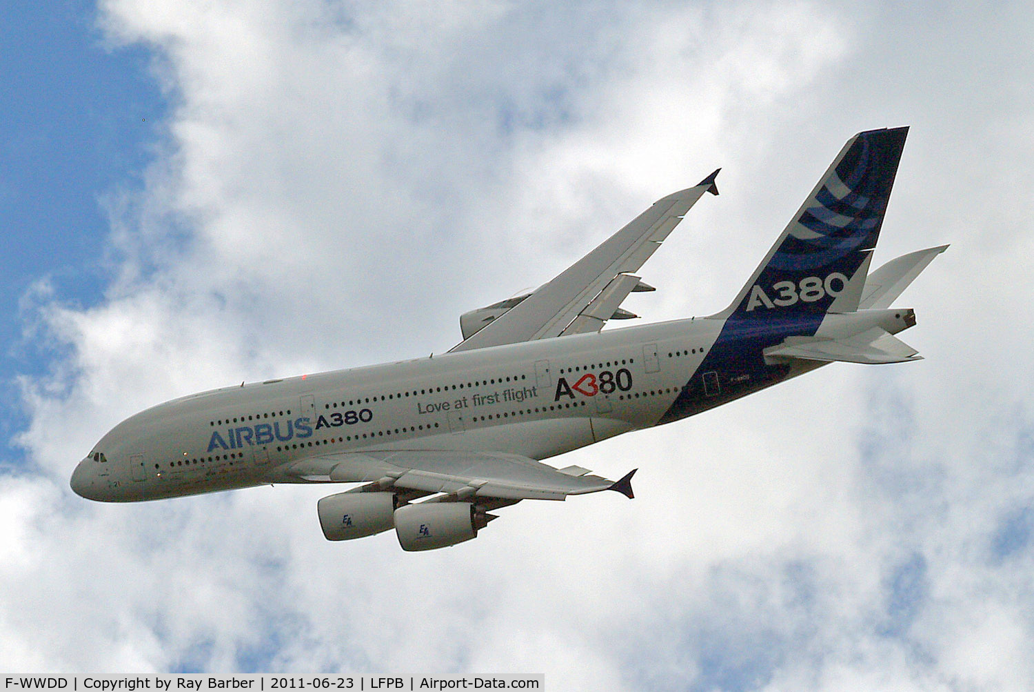 F-WWDD, 2005 Airbus A380-861 C/N 004, Airbus A380-861 [004] (Airbus Industrie) Paris Le-Bourget~F 23/06/2011