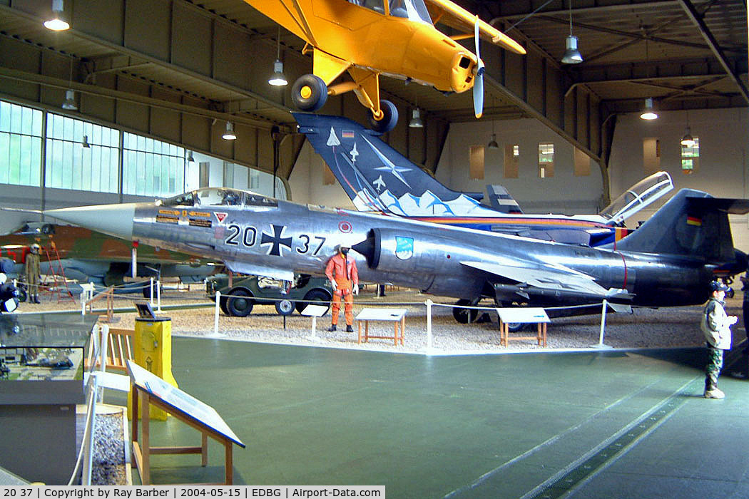 20 37, Lockheed F-104G Starfighter C/N 683-2044, Lockheed F-104G Starfighter [683-2044] (Ex German Air Force) Berlin-Gatow~D 15/05/2004