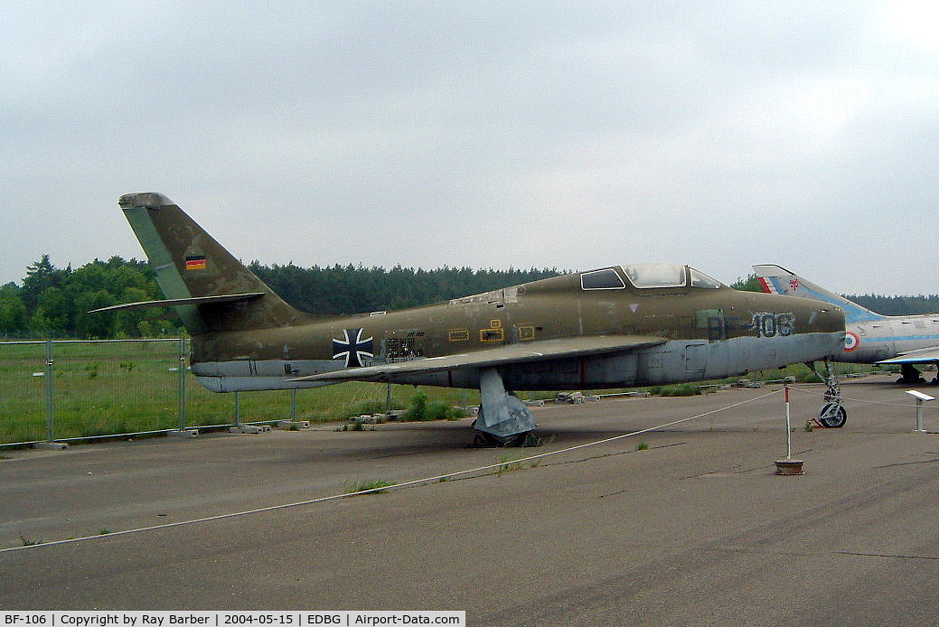 BF-106, Republic F-84F Thunderstreak C/N S/N 52-6804, Republic F-84F Thunderstreak [52-6804] (Ex German Air Force) Berlin-Gatow~D 15/05/2004