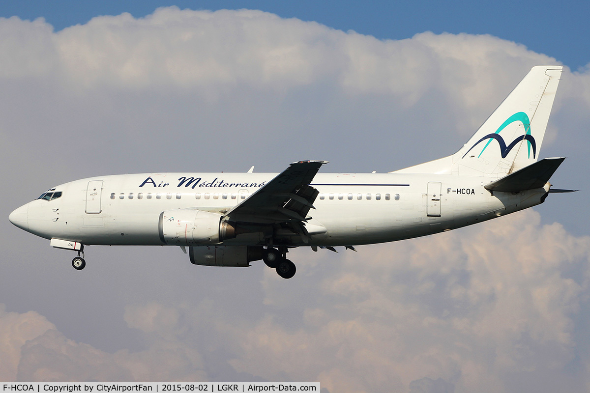 F-HCOA, 1996 Boeing 737-5L9 C/N 28084, Air Mediterranee (BIE/ML)