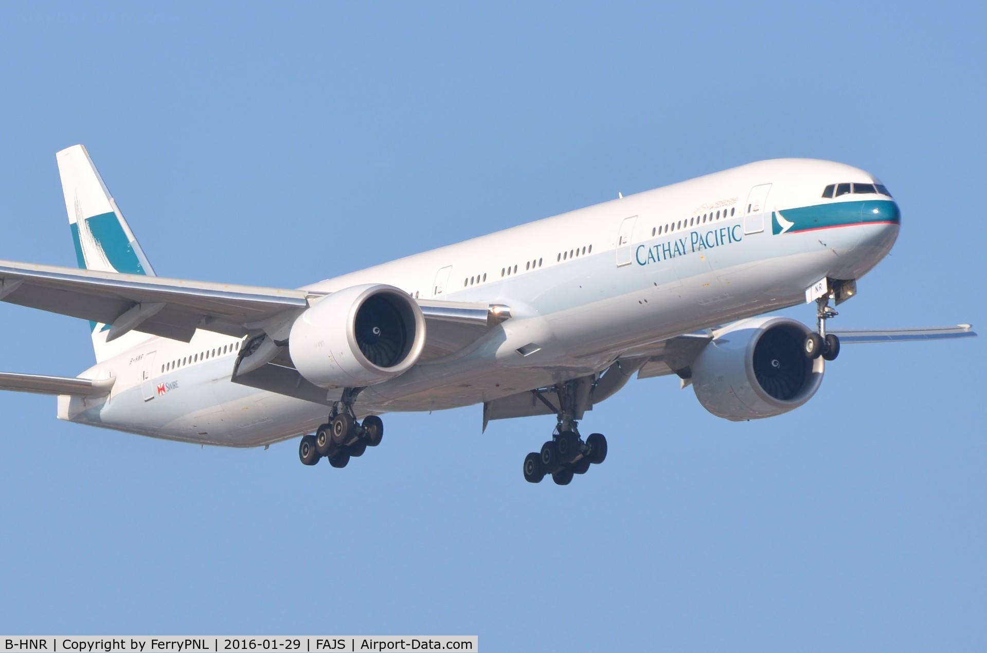 B-HNR, 2015 Boeing 777-367/ER C/N 60724, Arrival of Cathay Pacific B773