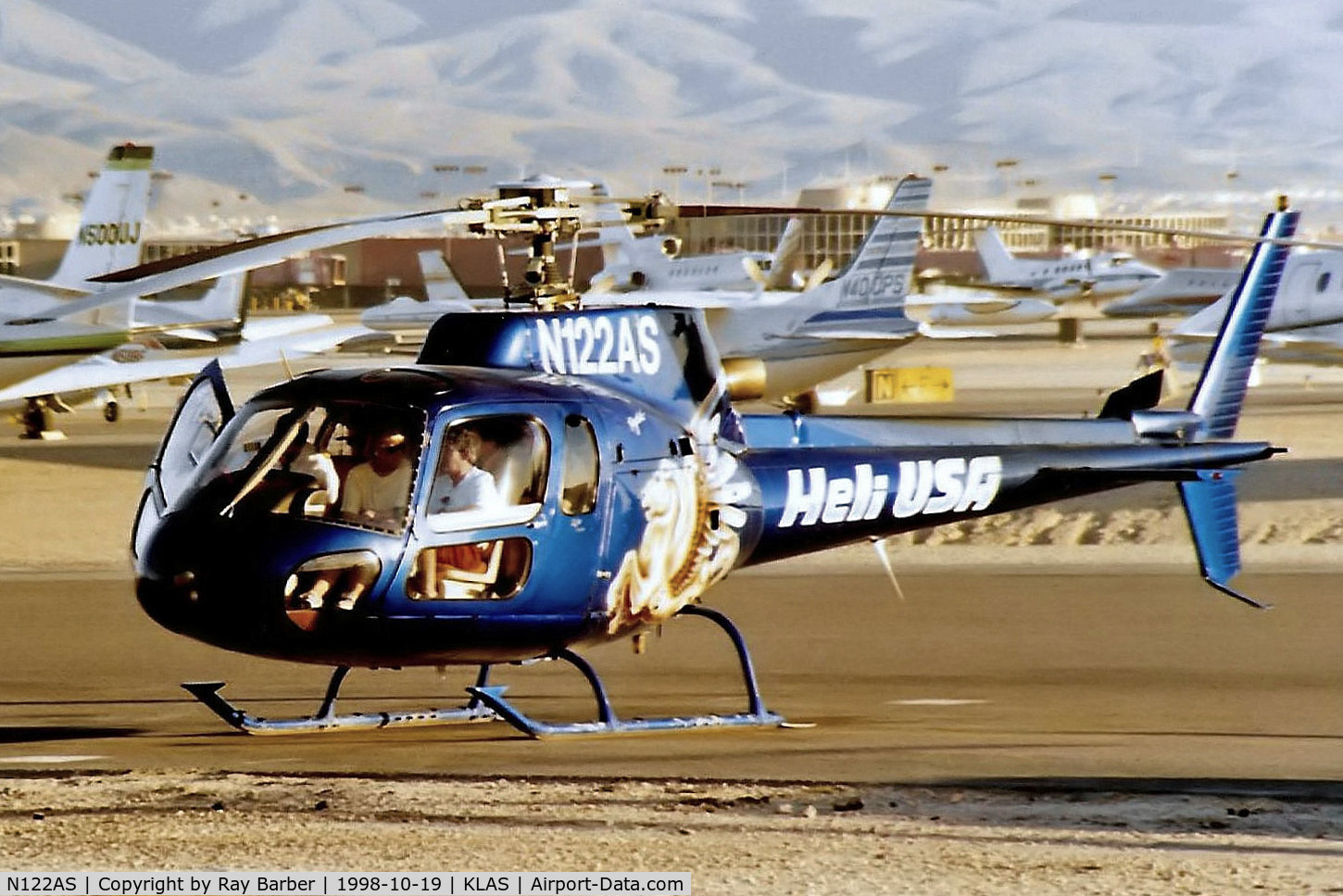 N122AS, 1991 Aerospatiale AS-350BA Ecureuil C/N 2543, Aerospatiale AS.350BA Astar [2543] (Heli USA) Las Vegas-McCarran International~N 19/10/1998