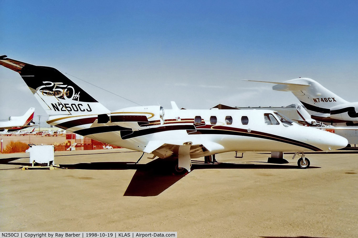 N250CJ, 1998 Cessna 525 CitationJet C/N 525-0250, Cessna Citation Jet [525-0250] Las Vegas-McCarran International~N 19/10/1998