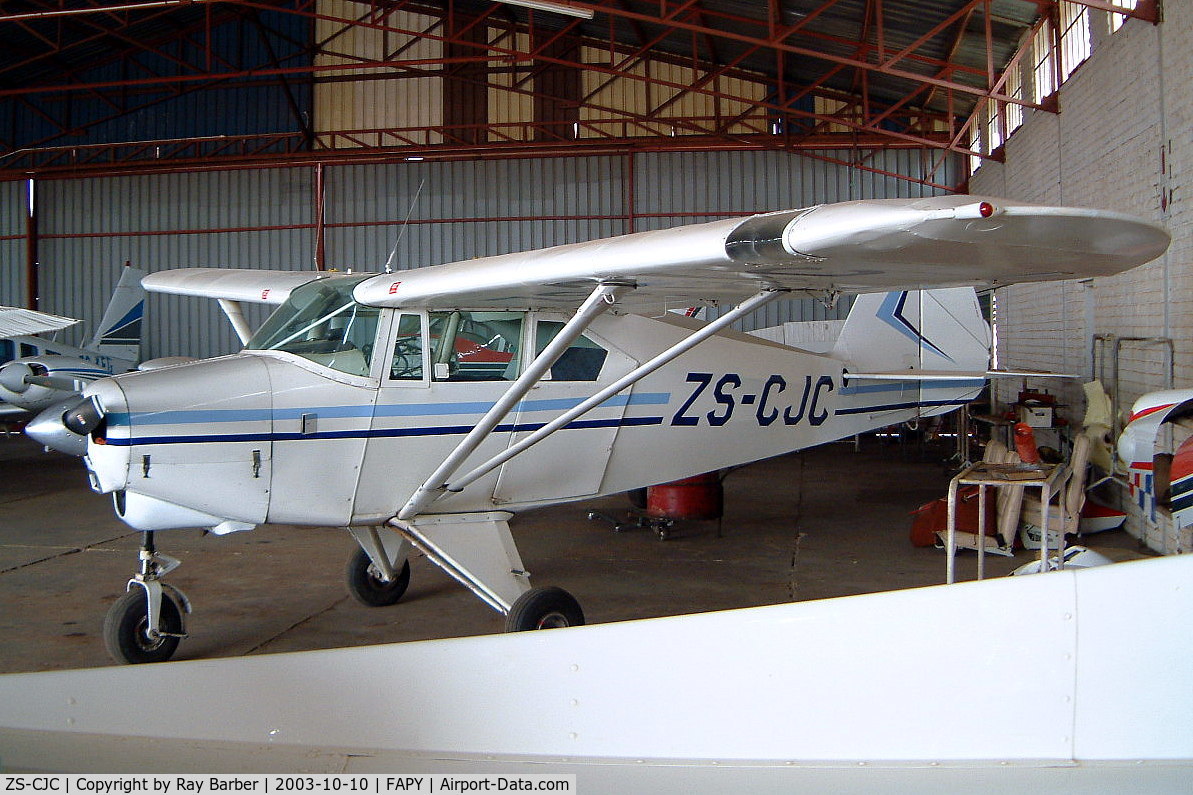 ZS-CJC, 1971 Piper PA-22-150 Tri-Pacer C/N 22-5838, Piper PA-22-150 Tri-Pacer [22-5838] Parys~ZS 10/10/2003