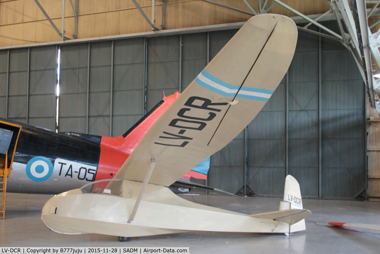 LV-DCR, DFS 108-49 Grunau Baby III C/N unknow, at Museo Nacional de Aeronautica