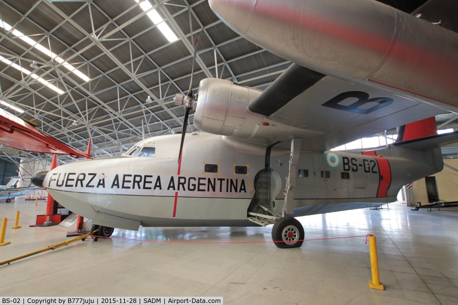 BS-02, Grumman HU-16A Albatros C/N G70, at Museo Nacional de Aeronautica