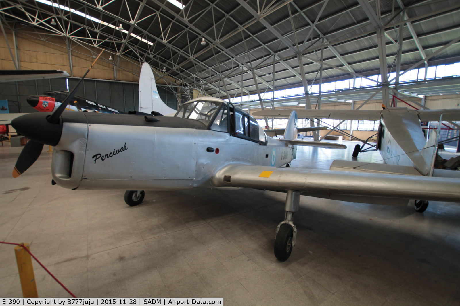 E-390, Percival P-40 Prentice T1 C/N PAC/F/280, at Museo Nacional de Aeronautica