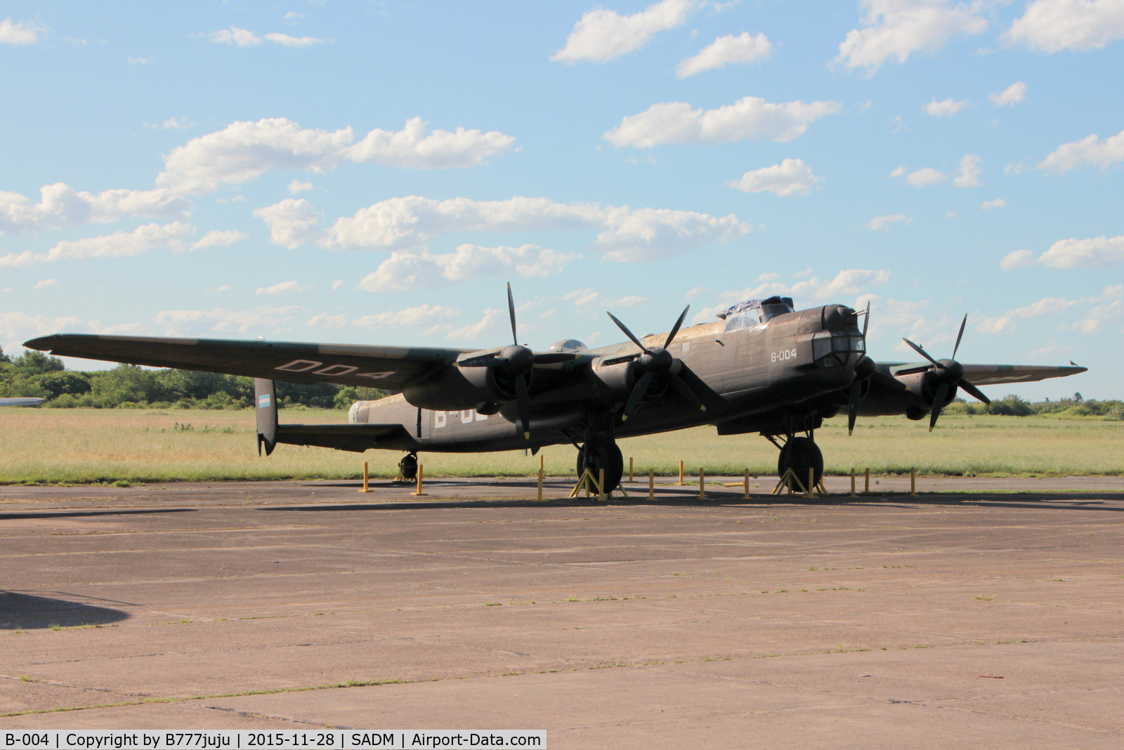 B-004, Avro 615 Lincoln B.2 C/N 1408, at Museo Nacional de Aeronautica