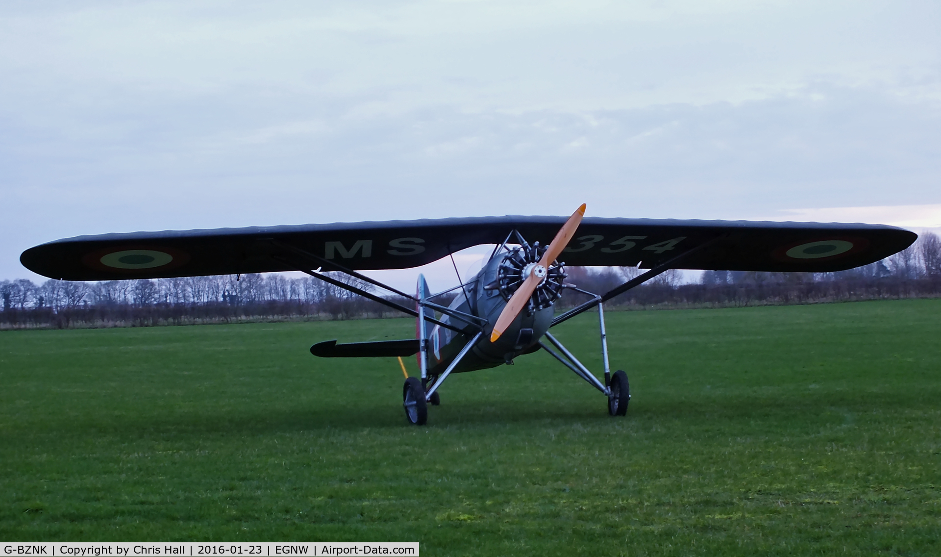 G-BZNK, 1932 Morane-Saulnier MS.315E-D2 C/N 354, at Wickenby