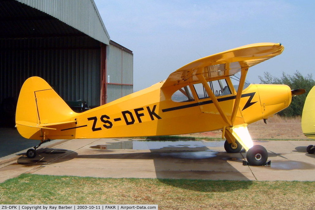 ZS-DFK, 1951 Piper PA-20 Pacer C/N 20-753, Piper PA-20 Pacer [20-753] Krugersdorp~ZS 11/10/2003