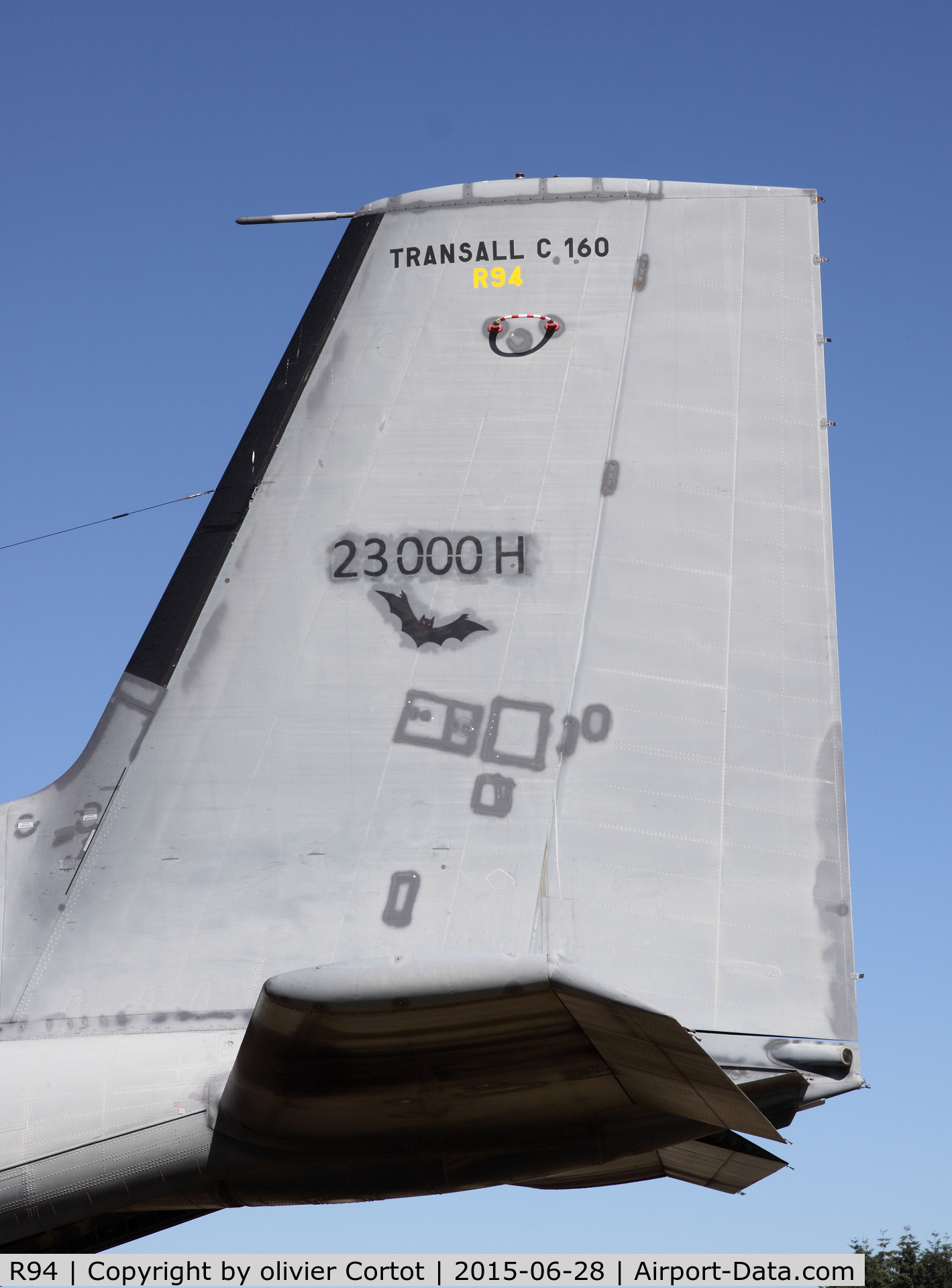 R94, Transall C-160R C/N 94, tail with a special marking
