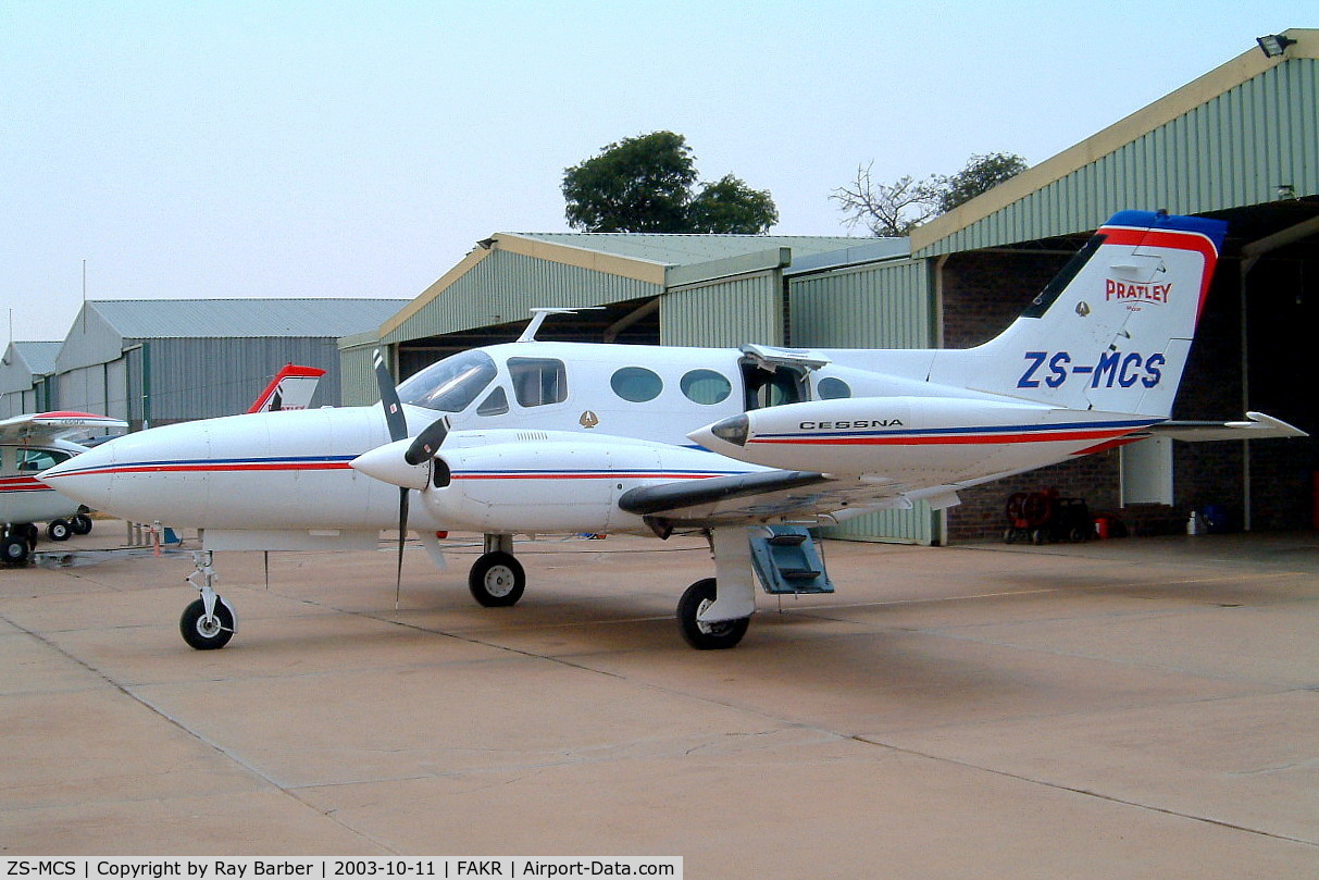 ZS-MCS, 1970 Cessna 421B Golden Eagle C/N 421B0041, Cessna 421B Golden Eagle [421B-0041] Krugersdorp-Oatlands~ZS 11/10/2003