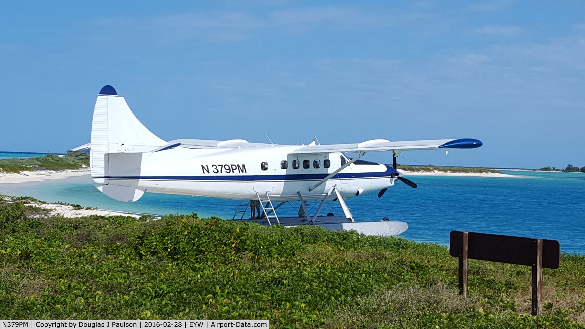 N379PM, 1961 De Havilland Canada DHC-3 Turbo Otter C/N 379, Flys out of Key West to Dry Tortugas as Seaplane Adventures.