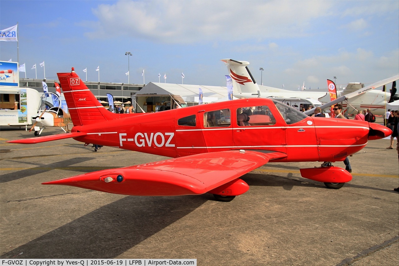 F-GVOZ, Piper PA-28-181 Archer C/N 2890061, Piper PA-28-181 Archer, Static display, Paris-Le Bourget (LFPB-LBG) Air show 2015