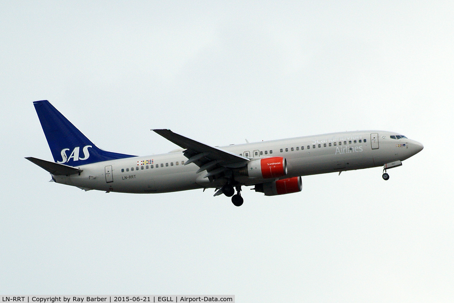 LN-RRT, 2001 Boeing 737-883 C/N 28326, Boeing 737-883 [28326] (SAS Scandinavian Airlines) Home~G 21/06/2015. On approach 27L.