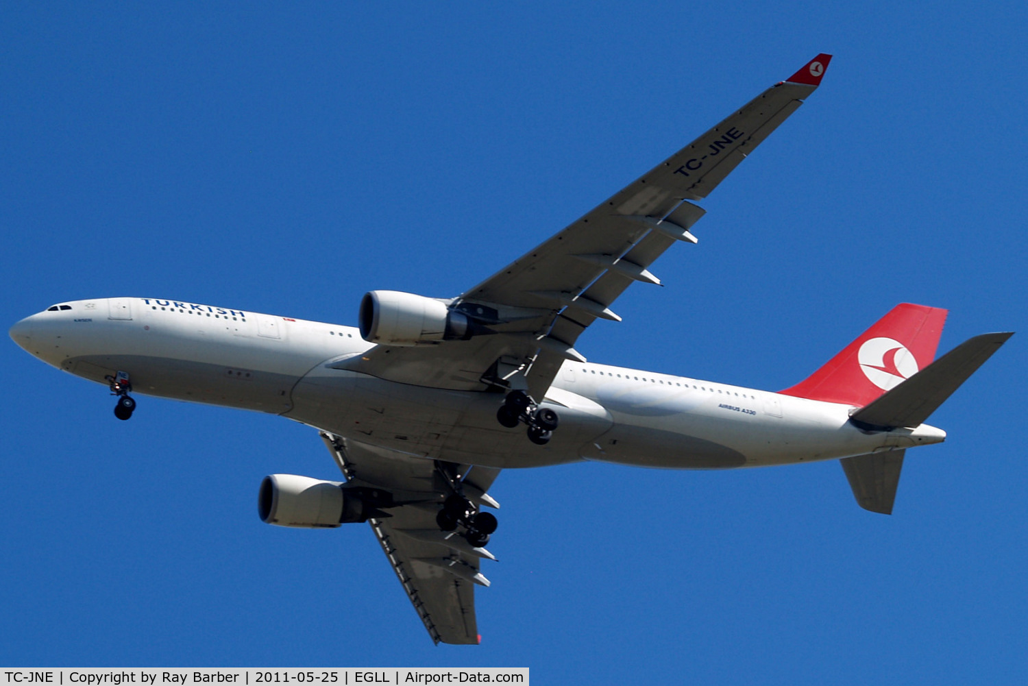 TC-JNE, 2006 Airbus A330-203 C/N 774, Airbus A330-203 [774] (THY Turkish Airlines) Home~G 25/05/2011. On approach 27R.