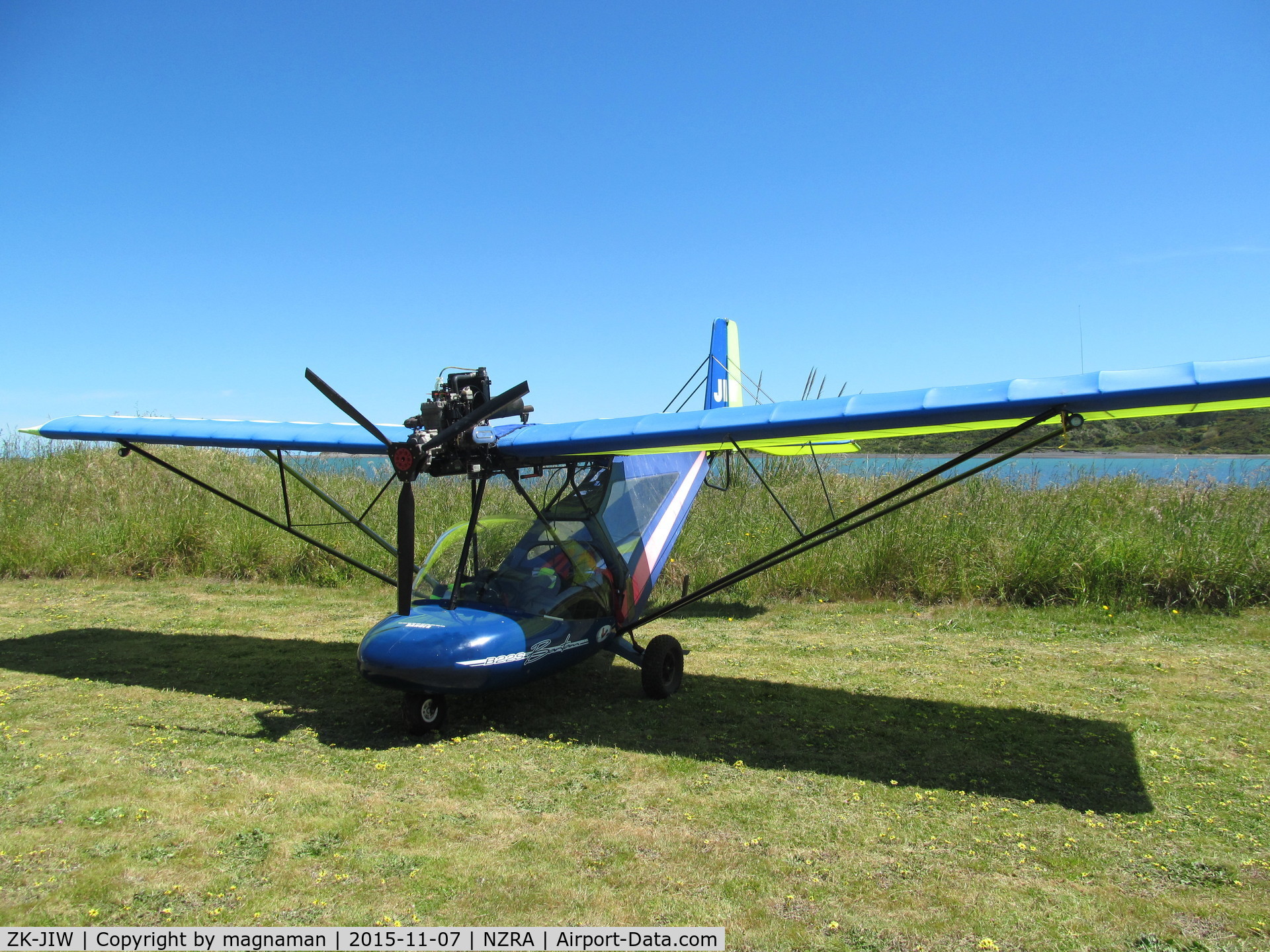 ZK-JIW, Micro Aviation B22 Bantam C/N 0126, at fly in