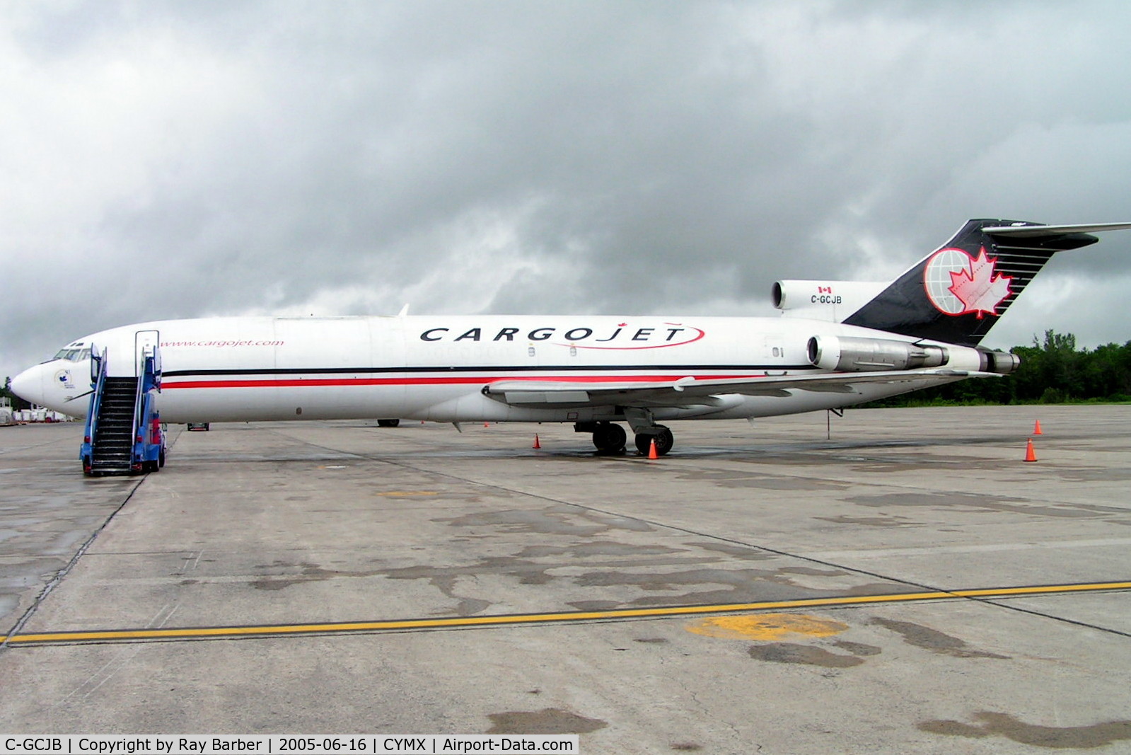 C-GCJB, 1979 Boeing 727-225F C/N 21855, Boeing 727-225F [21855] (CargoJet Airways) Montreal-Mirabel International~C 16/06/2005