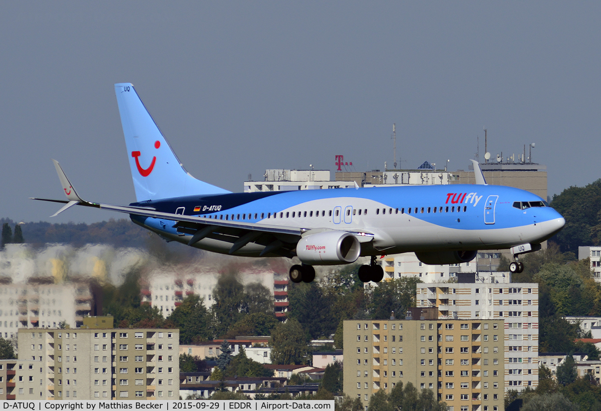 D-ATUQ, 2015 Boeing 737-8K5 C/N 41663, D-ATUQ