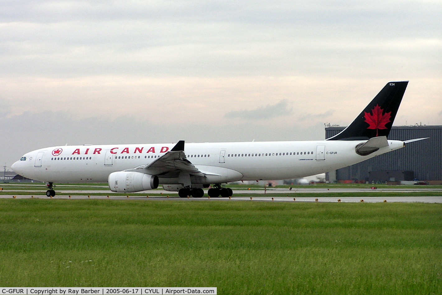 C-GFUR, 2000 Airbus A330-343 C/N 344, Airbus A330-343X [344] (Air Canada) Montreal-Dorval~C 17/06/2005