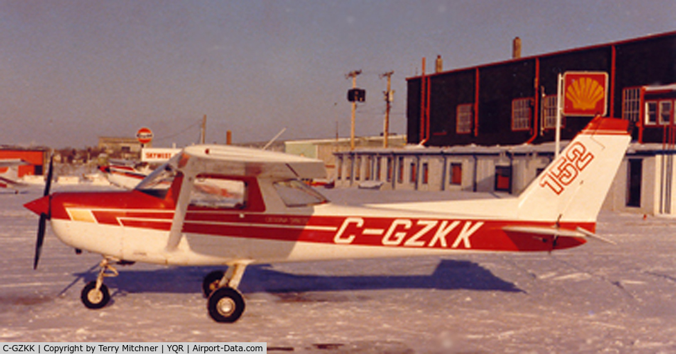 C-GZKK, 1977 Cessna 152 C/N 15280305, One of the Aircraft I took my flight training on in Regina, Sask