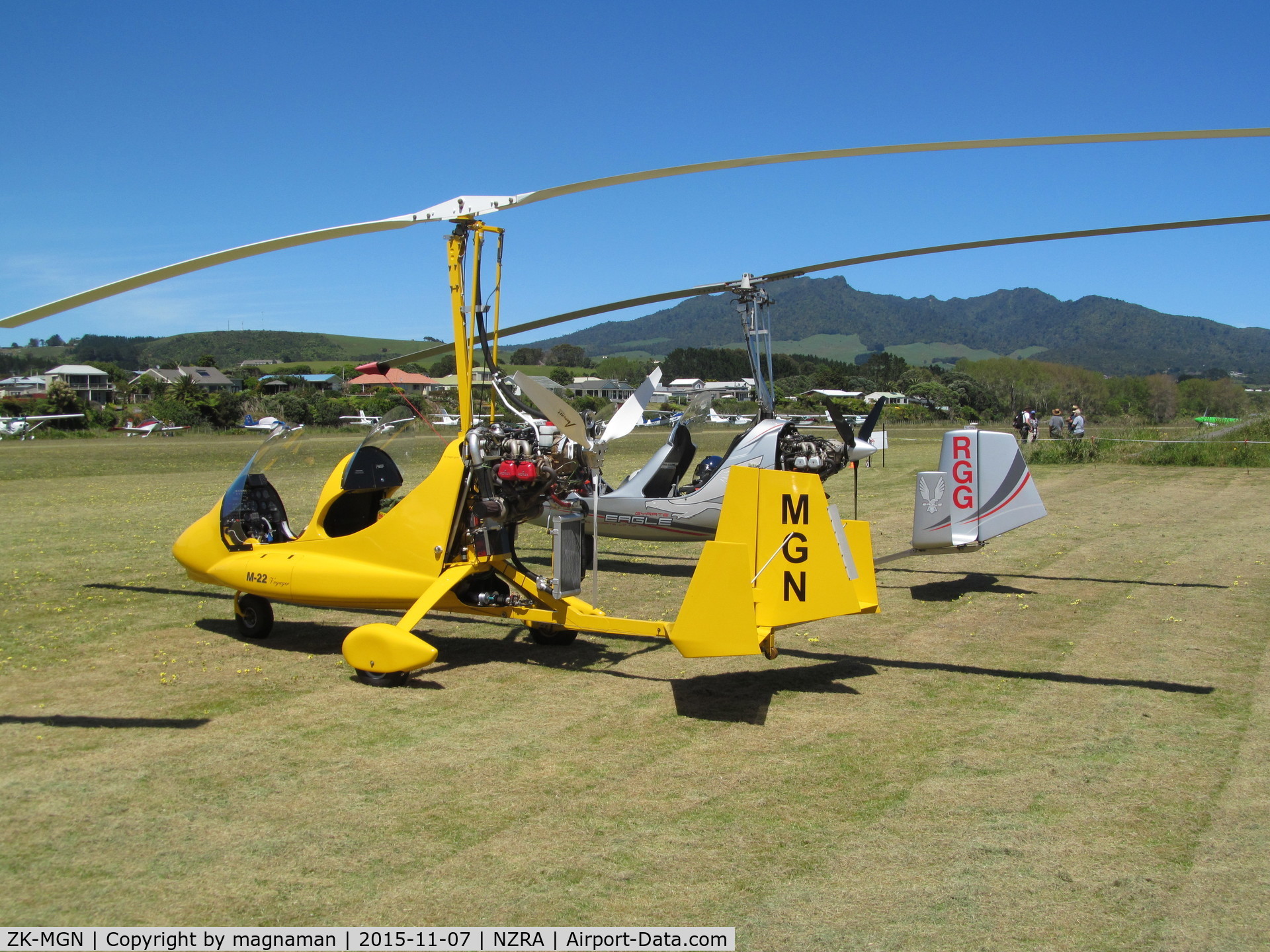 ZK-MGN, Magni Gyro M-22 Voyager C/N 22-11-6454, at fly in