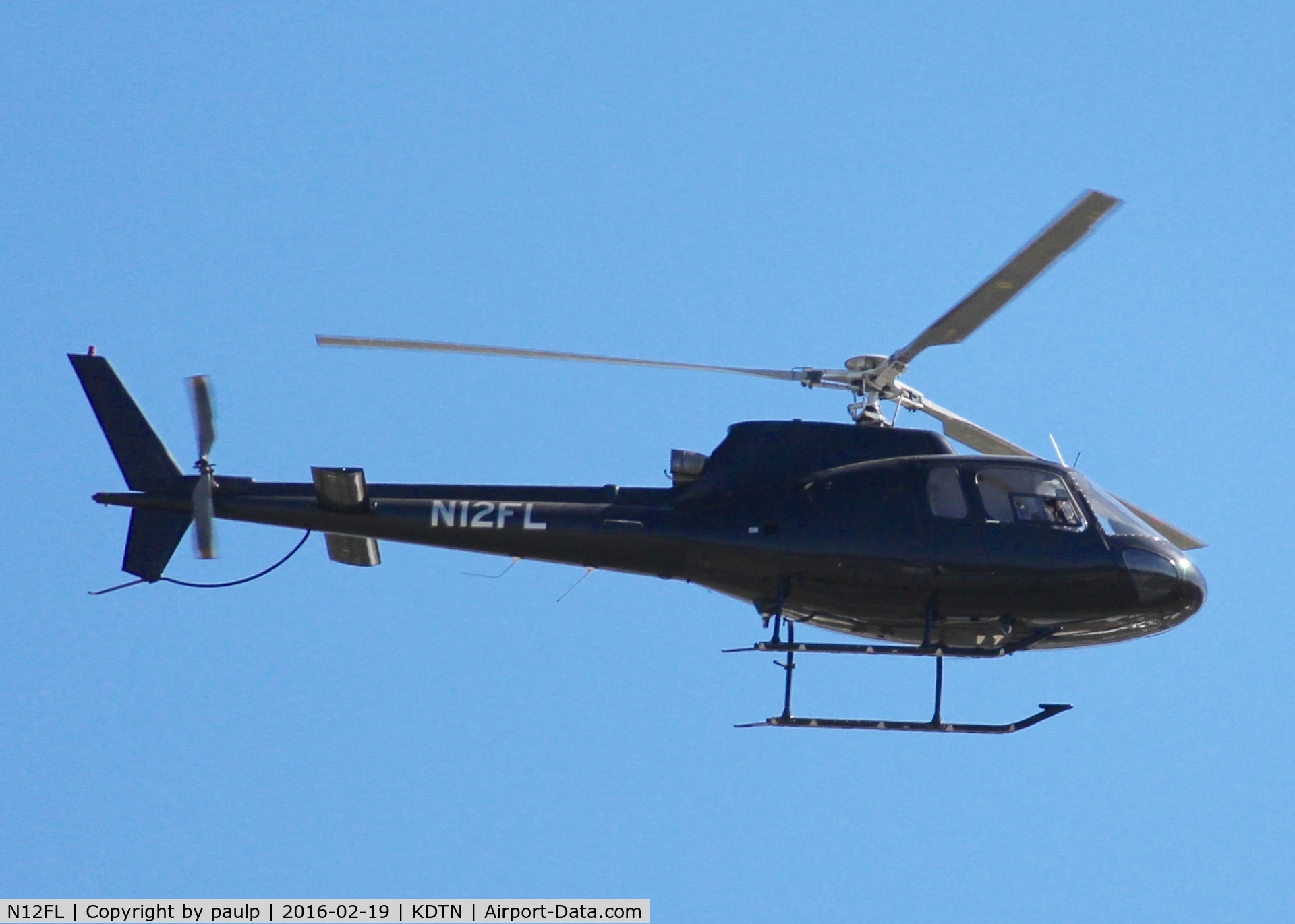 N12FL, 1993 Eurocopter AS-350BA Ecureuil C/N 2706, At Downtown Shreveport.