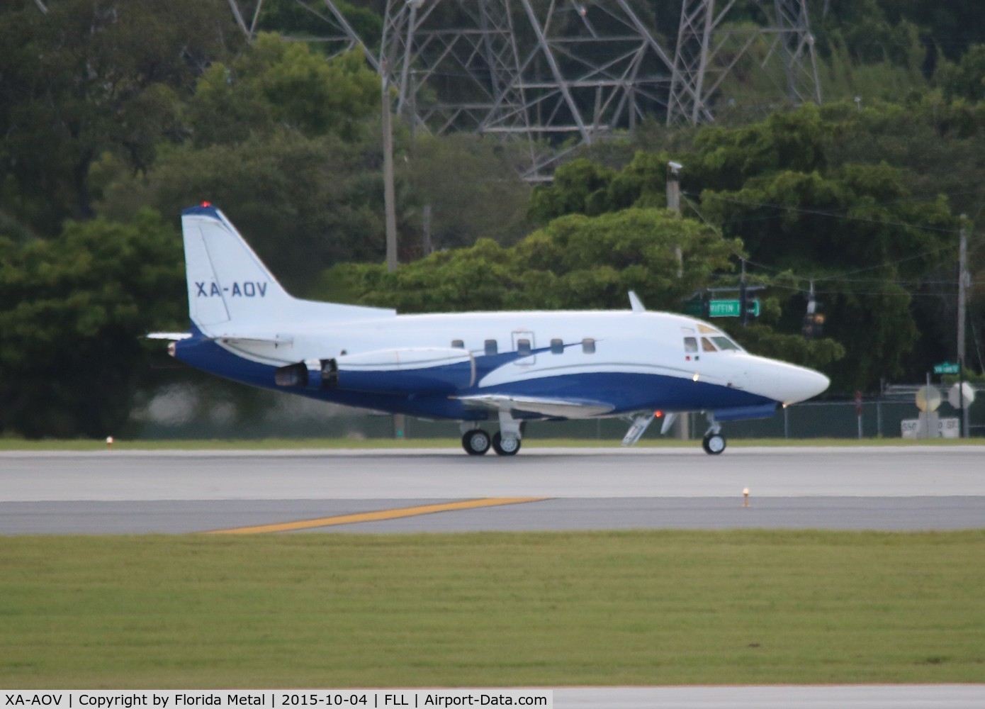 XA-AOV, 1977 Rockwell International NA-265-60 Sabreliner 60 C/N 306-137, Sabreliner