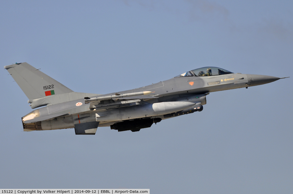 15122, General Dynamics F-16AM Fighting Falcon C/N 61-511, at ebbl