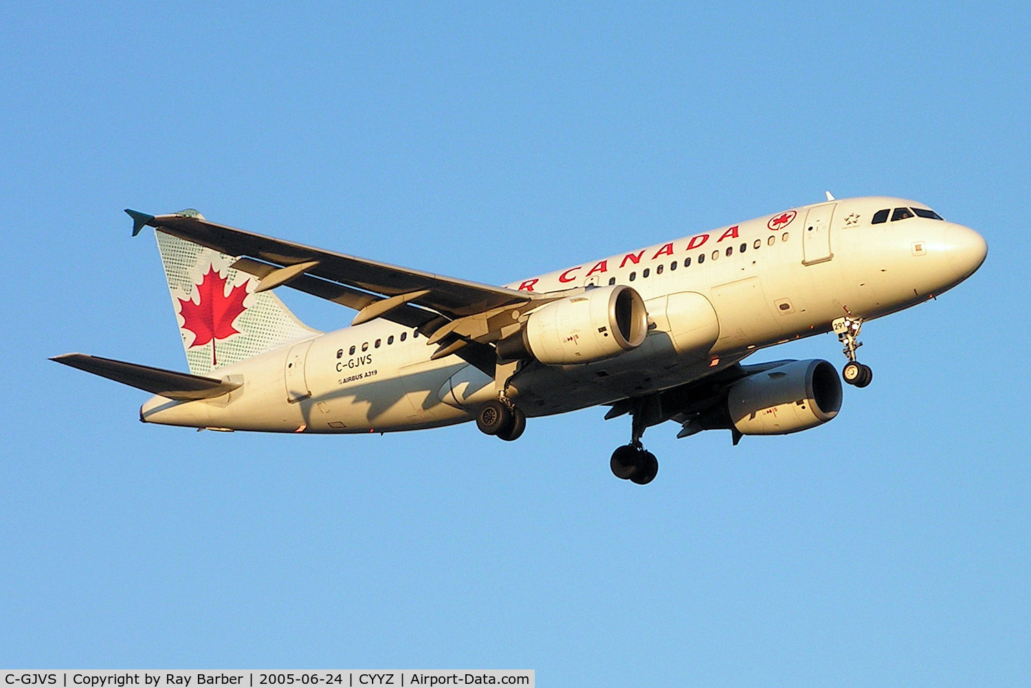 C-GJVS, 2002 Airbus A319-112 C/N 1718, Airbus A319-112 [1718] (Air Canada) Toronto-Pearson International~C 24/06/2005