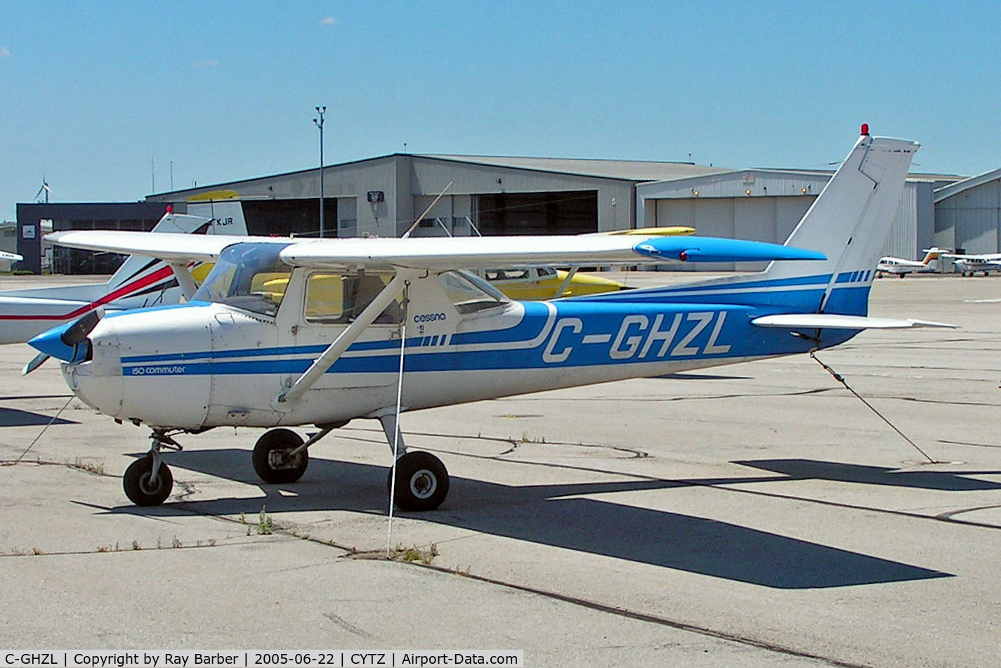 C-GHZL, 1976 Cessna 150M C/N 15078152, Cessna 150M [150-78152] Toronto-City Centre Airport~C 22/06/2005