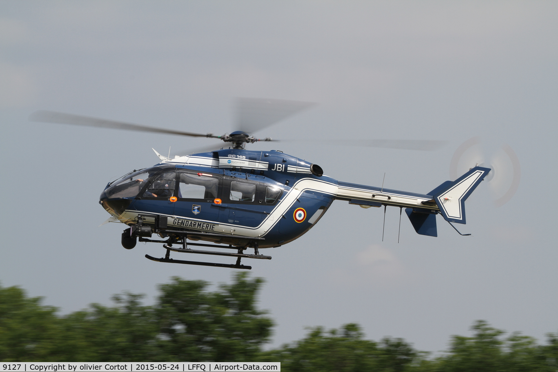 9127, 2008 Eurocopter-Kawasaki EC-145 (BK-117C-2) C/N 9127, Ferte 2015