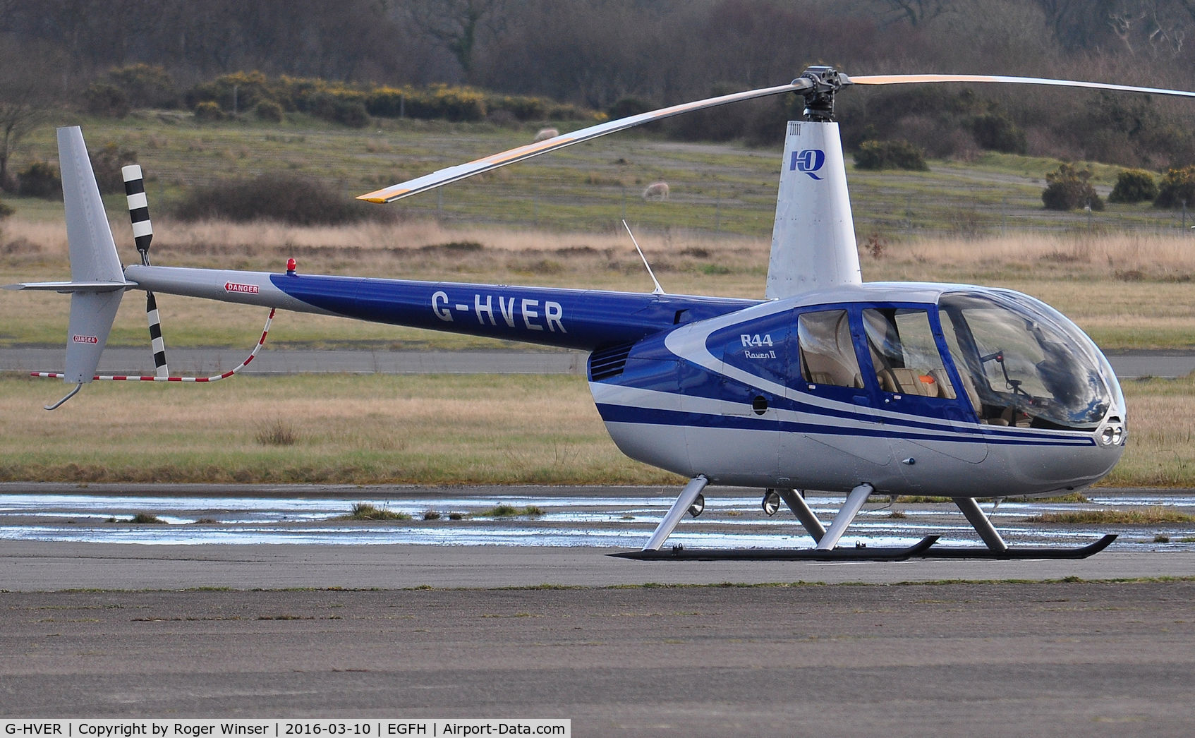 G-HVER, 2007 Robinson R44 Raven II C/N 11754, Visiting R-44 Raven operated by Equation Associates.
