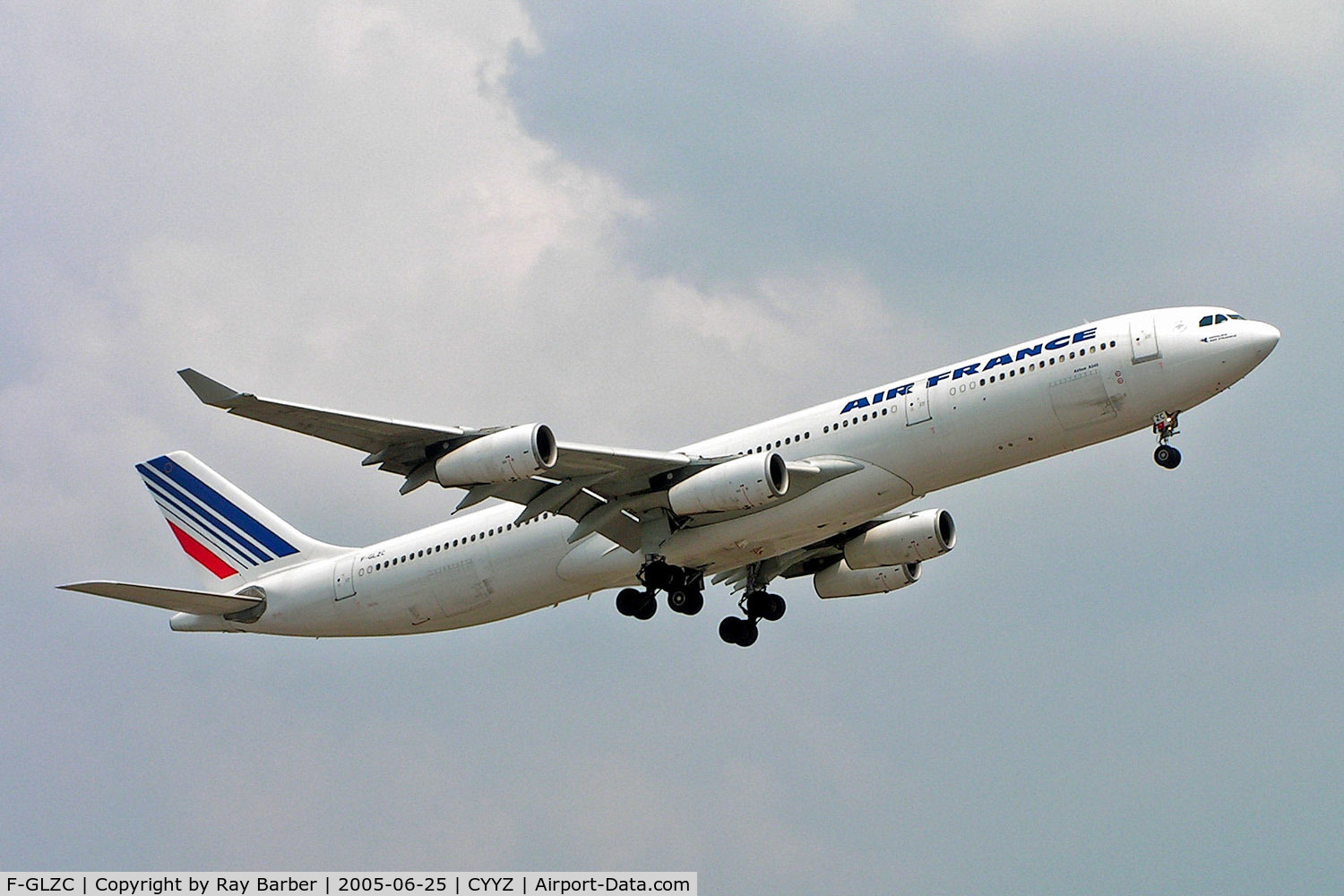 F-GLZC, 1993 Airbus A340-312 C/N 029, Airbus A340-311 [029] (Air France) Toronto-Pearson International~C 25/06/2005