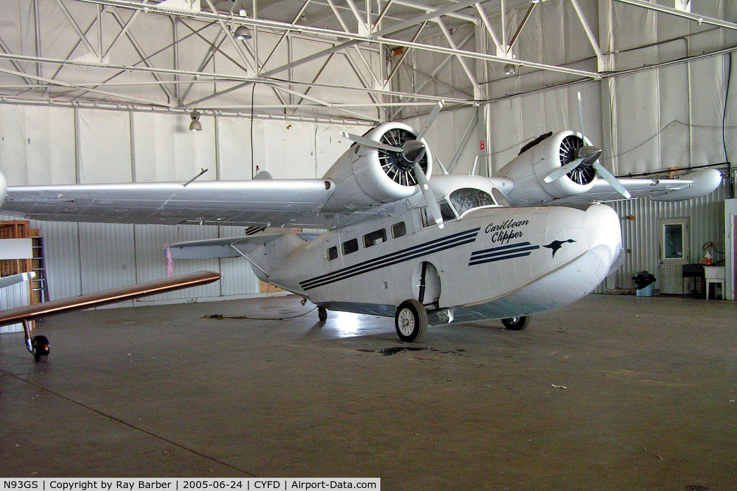 N93GS, 1944 Grumman G-21A Goose C/N B-76, Grumman JRF-5 Goose [B76] Brantford~C 24/06/2005