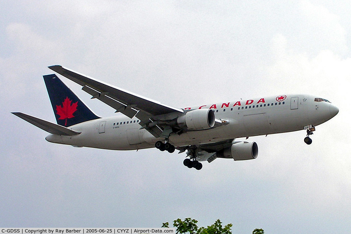 C-GDSS, 1988 Boeing 767-233 C/N 24143, Boeing 767-233ER [24143] (Air Canada) Toronto-Pearson International~C 25/06/2005