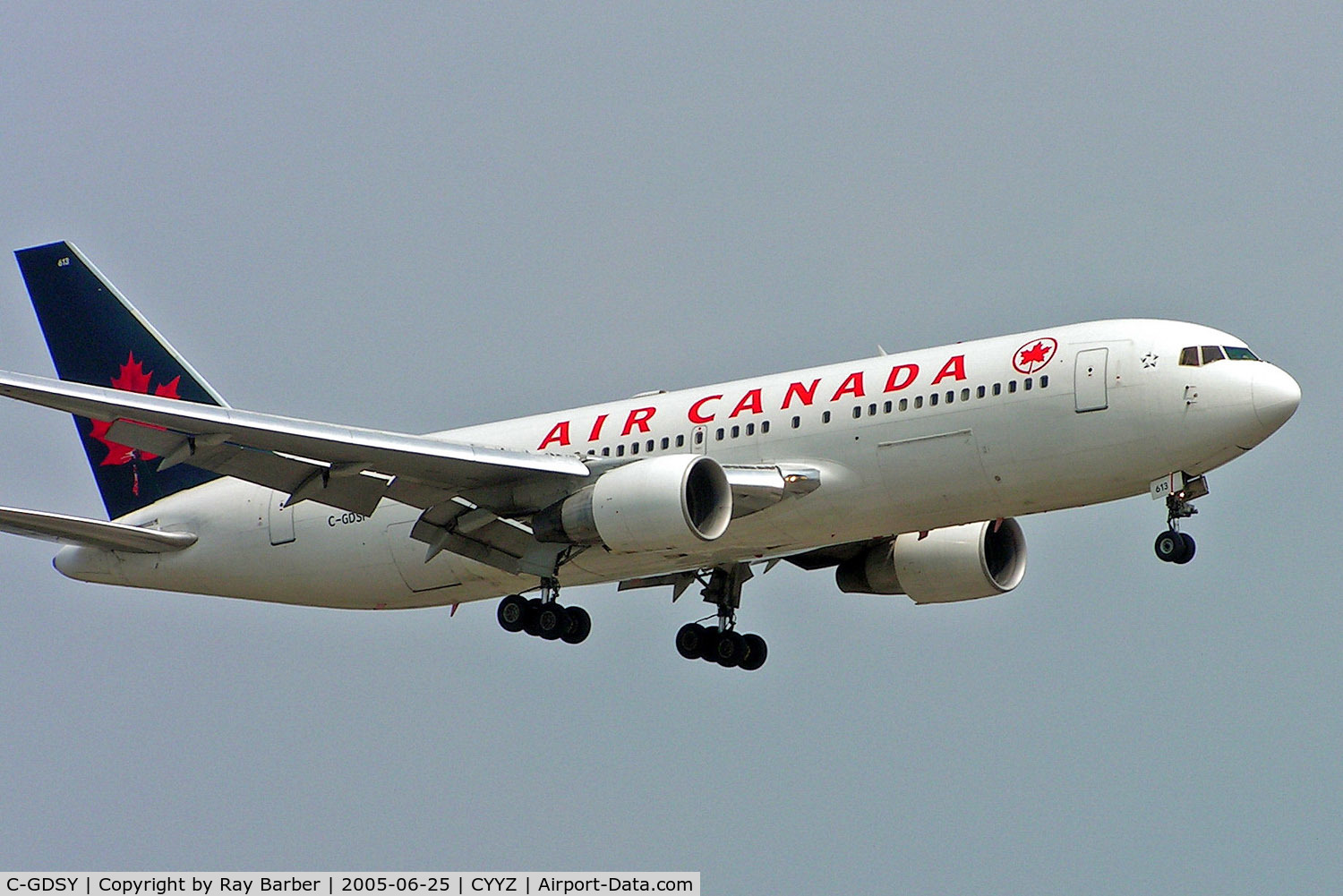 C-GDSY, 1988 Boeing 767-233 C/N 24145, Boeing 767-233ER [24145] (Air Canada) Toronto-Pearson International~C 25/06/2005