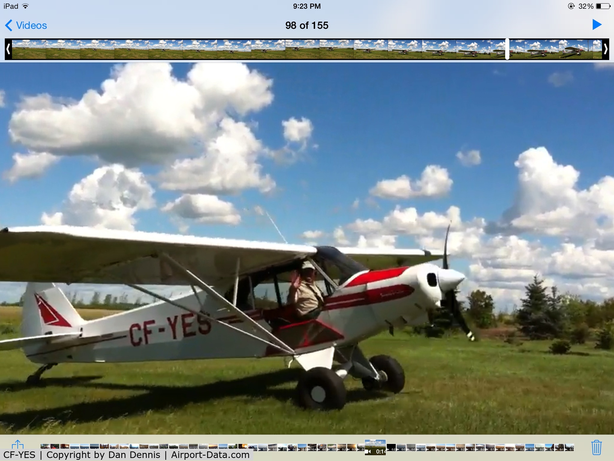 CF-YES, 1968 Piper PA-18-150 Super Cub C/N 18 8776, Regina Beach ,Sask