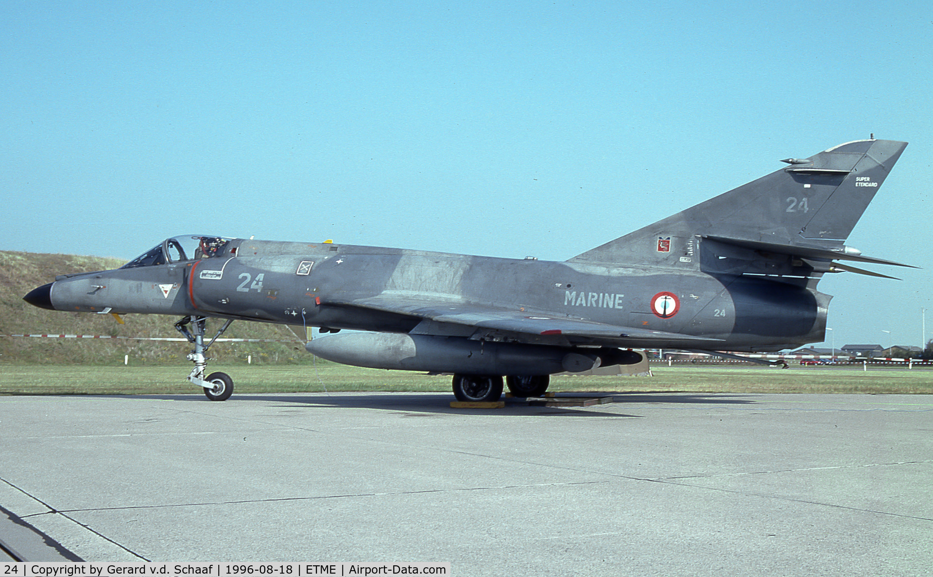 24, Dassault Super Etendard C/N 24, Eggebek, August 1996