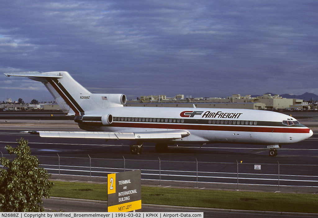 N2688Z, 1971 Boeing 727-44C C/N 20476, K64 scan
